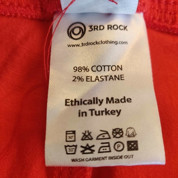 COPY - 3rd Rock Women's Shorts Rock Climbing Orange Size 6 Drawstring Waist - Picture 8 of 8
